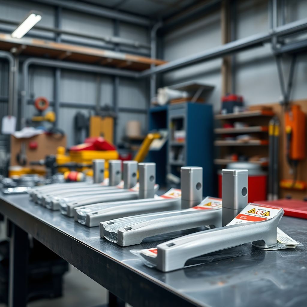 Manijas para Puerta de Aluminio