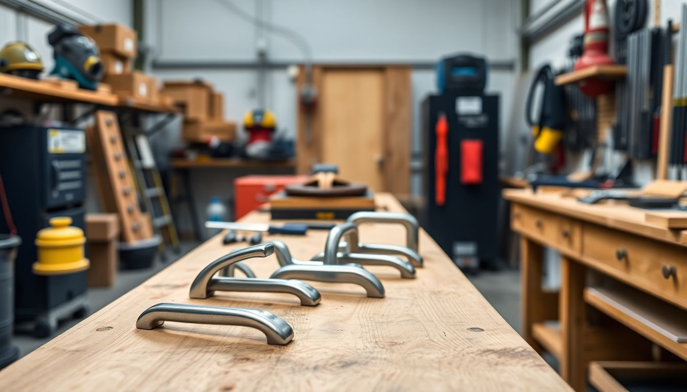 Manijas para Puerta de Aluminio