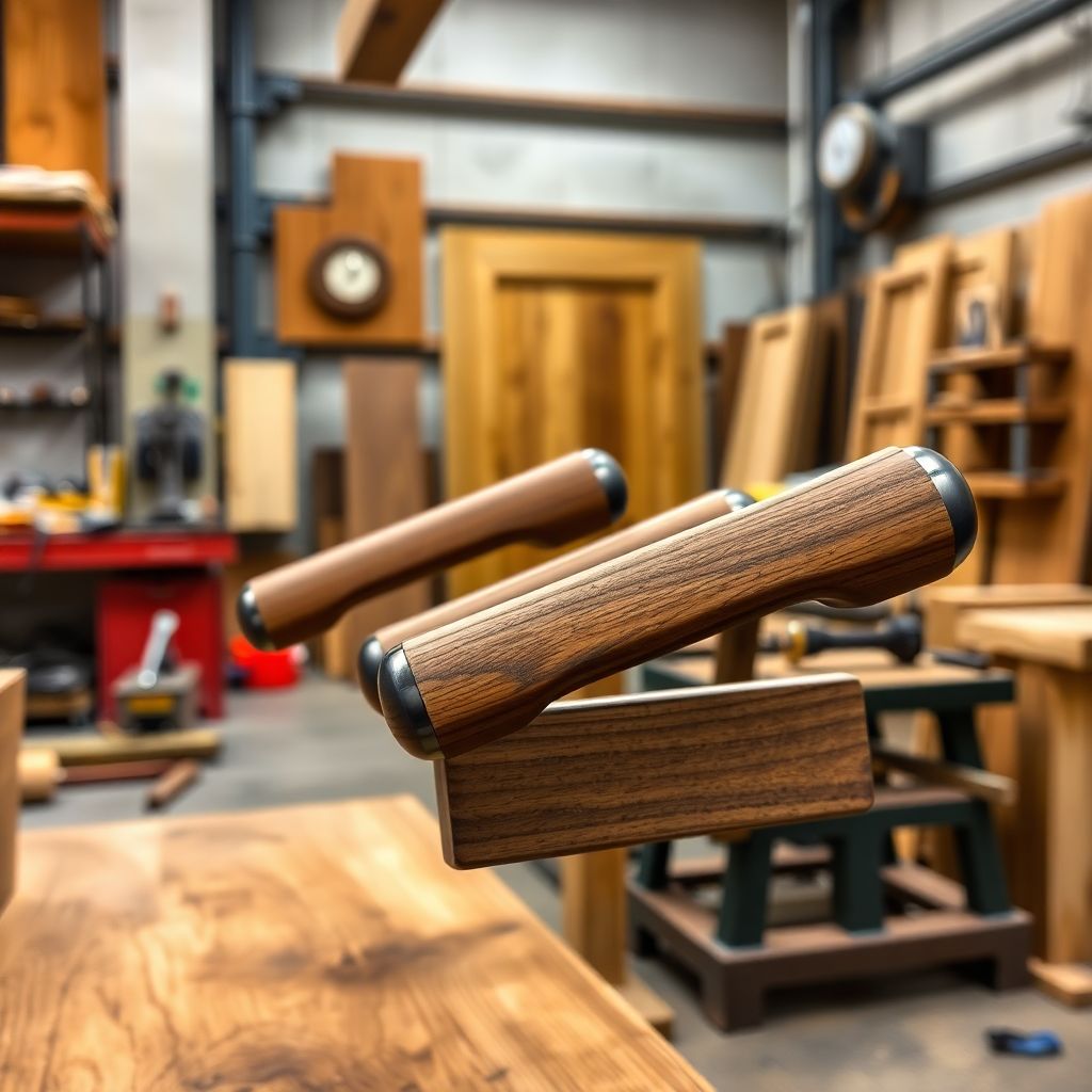 Manijas para Puertas de Madera